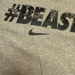 Nike Heather Gray Athletic Tee